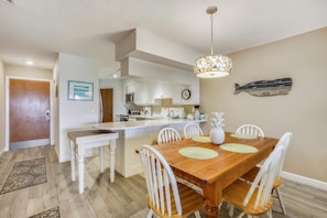 Condo, Multiple Beds (OceanFront Bliss: Night of Lights Get) | Dining - Oceanfront Bliss: Night of Lights Getaway! (St. Augustine)