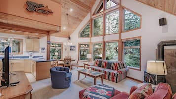Villa (2 Bedrooms) | Living area | Fireplace