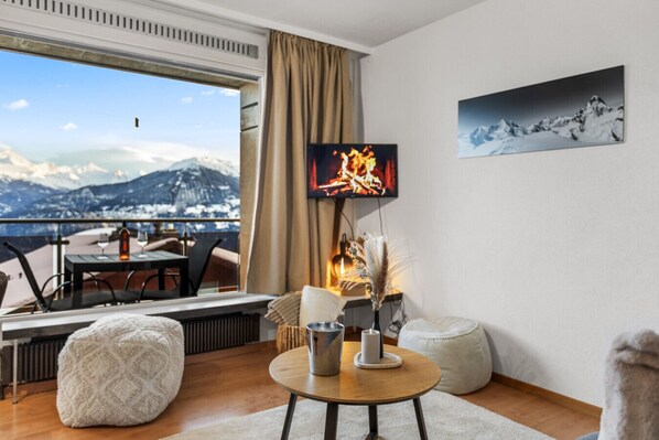 Interior - Appartement chaleureux avec une magnifique vue (Crans-Montana)