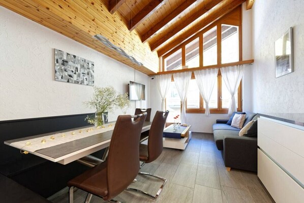 Dining - Bellevue 176 - Central Cosy apartment up to 8 people, ski (Zermatt)