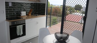 private Modern  studio apartment  with ocean views, balcony and Boat parking