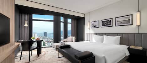 Habitación Premium, 1 cama de matrimonio grande, Acceso al salón del club, vistas al río | Vistas a la ciudad