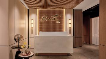 Couples treatment room(s), sauna, hot tub, steam room, body treatments