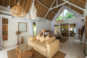 Design Villa, 1 Bedroom, Pool View | Living room - Amaka Villas (Pecatu)