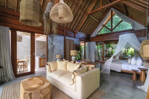 Comfort Villa, 1 Bedroom, Pool View | Living room