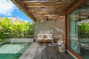 Villa Confort, 1 chambre, vue piscine | Terrasse/Patio