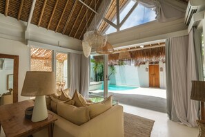 Design Villa, 1 Bedroom, Pool View | Living room - Amaka Villas (Pecatu)