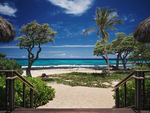 Suite, 1 camera da letto, di fronte alla spiaggia (Kauhale, Ground Floor) | Vista spiaggia/mare
