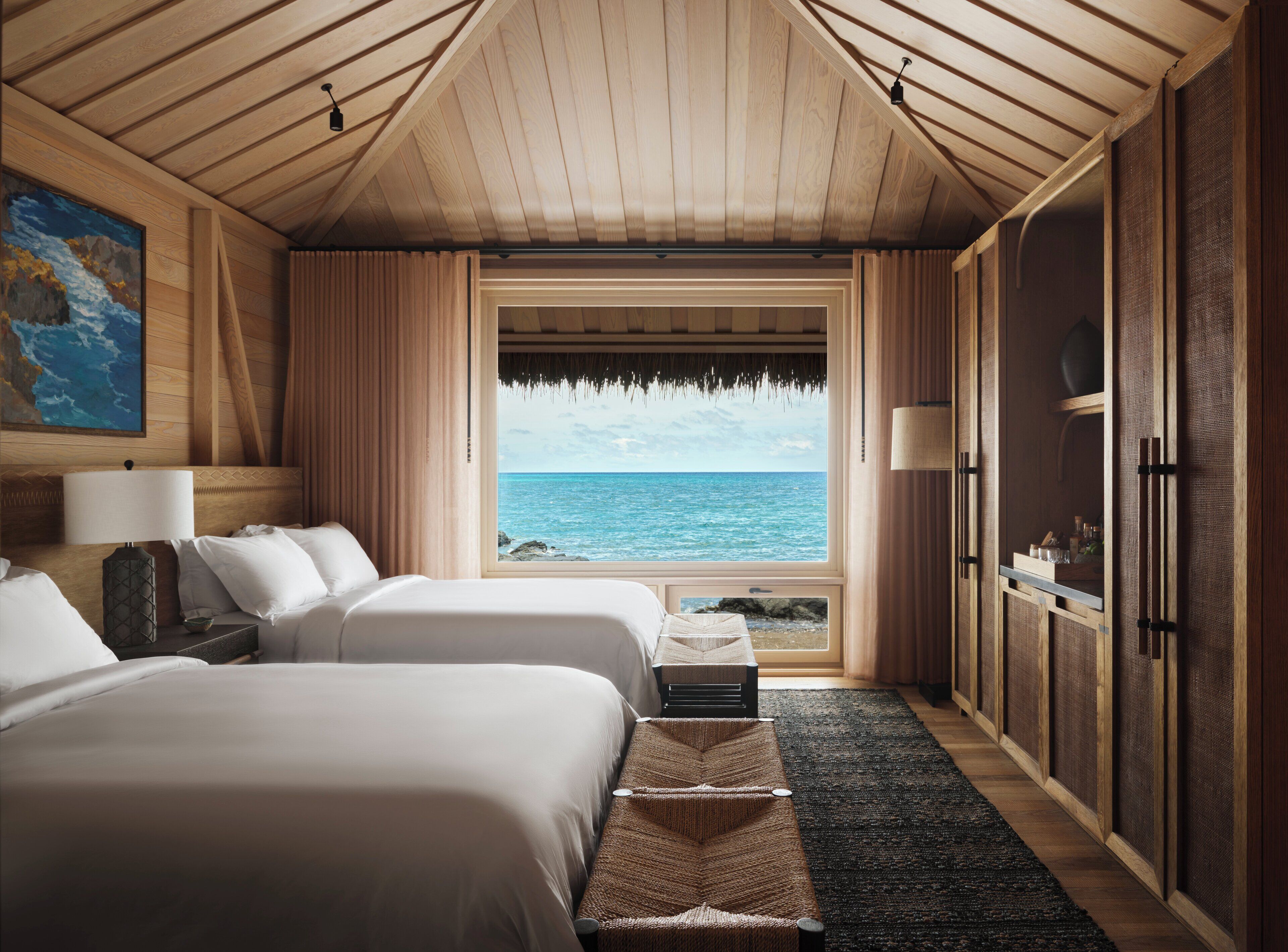 Suite, 2 Schlafzimmer, Strandnähe (Ground Floor, Black Sand, Kauhale) | Ausblick vom Zimmer