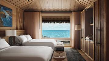 Suite, 2 Schlafzimmer, StrandnÀhe (Ground Floor, Black Sand, Kauhale) | Ausblick vom Zimmer