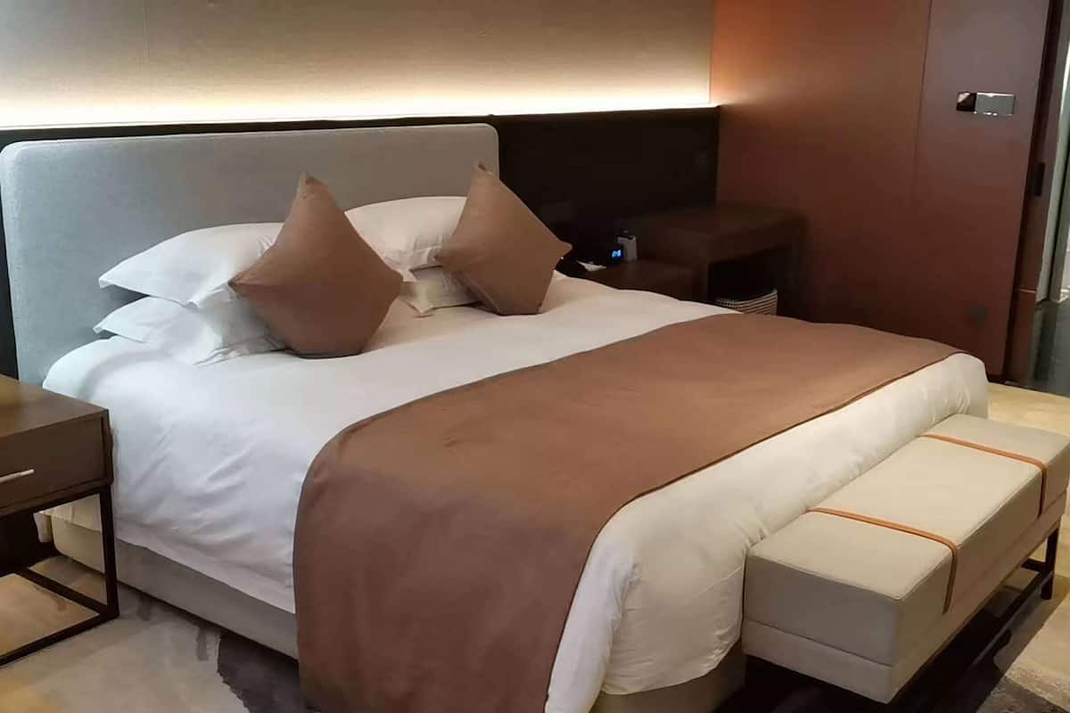 Executive Suite, 1 King Bed, Smoking | In-room safe, iron/ironing board, free WiFi, bed sheets