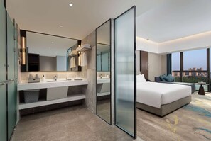 Business-Zimmer, 1 King-Bett, Nichtraucher | Kostenloses WLAN, Bettwäsche