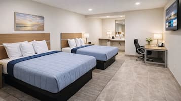 Suite, 2 camas de matrimonio, no fumadores | Decoración individual, mobiliario individual, escritorio y wifi gratis