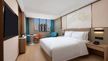 Deluxe Room, 1 King Bed, Non Smoking | Free WiFi, bed sheets