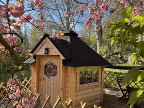 Traditional-Ferienhütte | Allergikerbettwaren, Select-Comfort-Betten, Verdunkelungsvorhänge