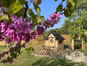 Traditional-Ferienhütte | Allergikerbettwaren, Select-Comfort-Betten, Verdunkelungsvorhänge
