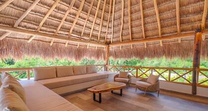 Upscale villa in gated community of Yal Ku Ha with Lagoon access!