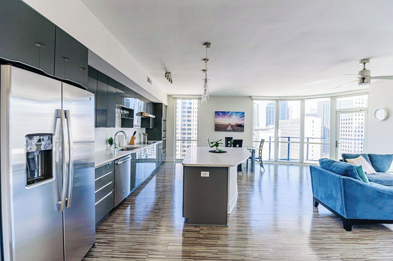 Apartment, 2 Bedrooms | Private kitchen | Fridge, oven, coffee/tea maker, electric kettle