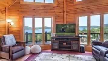 TV, DVD player, table tennis, books