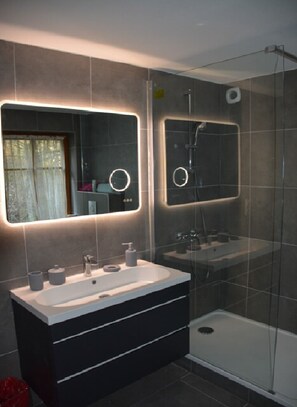Douche, papier toilette