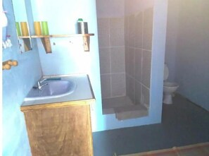 Serviettes fournies, savon, papier toilette