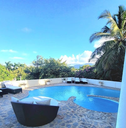 Caribbean Luxury Villa - House of Mermaids ✅Ocean View ✅Private Pool ✅Full Staff