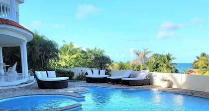Caribbean Luxury Villa - House of Mermaids ✅Ocean View ✅Private Pool ✅Full Staff