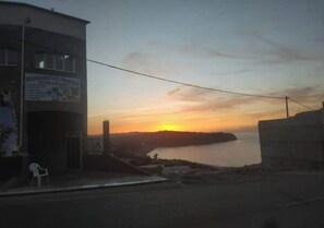 Vista a la playa o el mar
