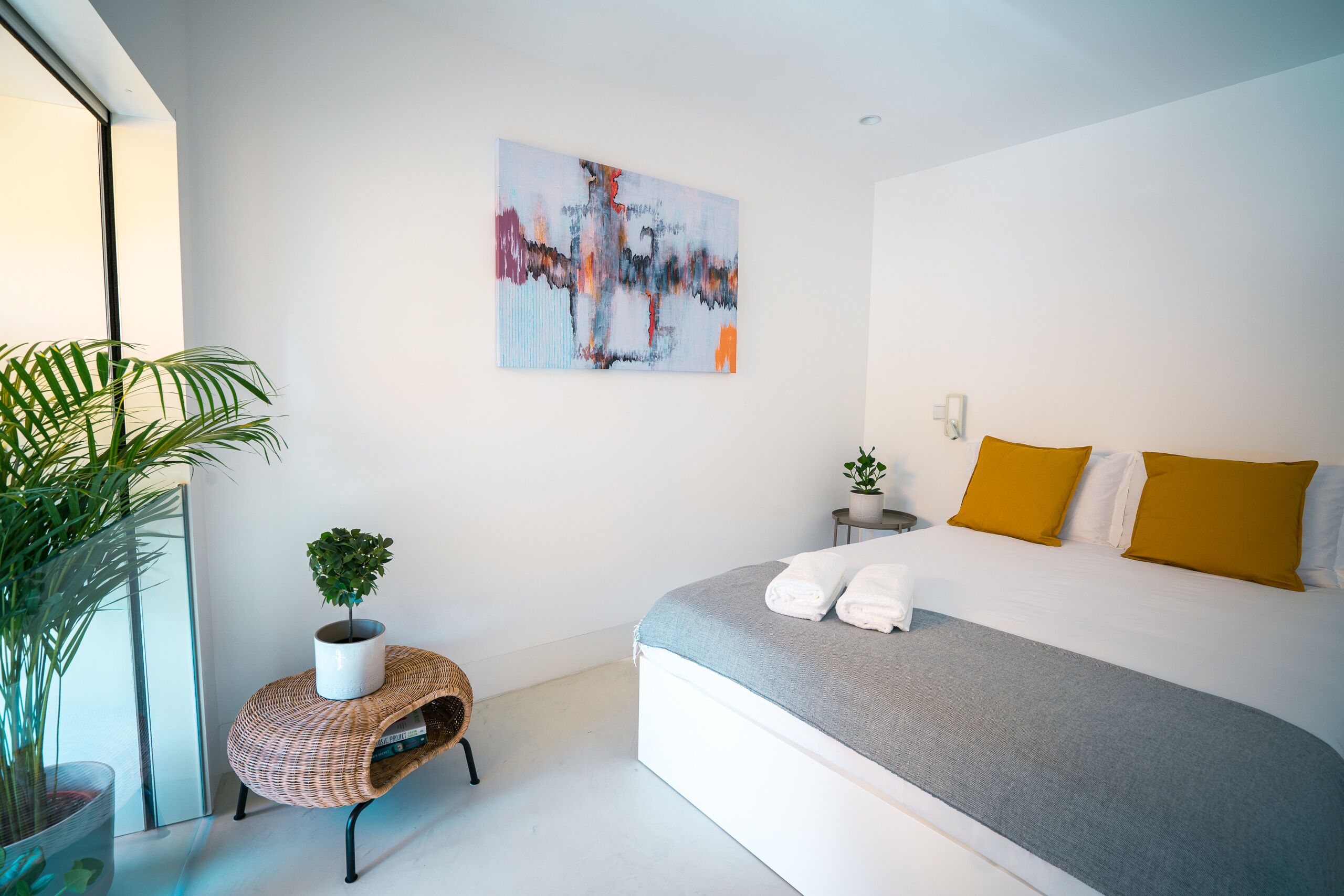 Blackout curtains, iron/ironing board, free WiFi, bed sheets