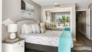 Condo, 1 cama Queen e sofá-cama, sacada, vista para a piscina