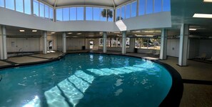 Indoor pool, outdoor pool