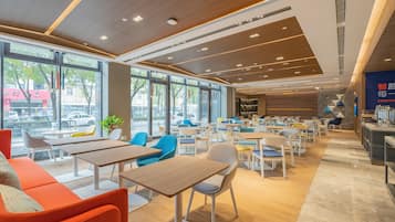 Free daily buffet breakfast