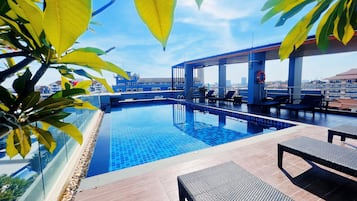 Rooftop pool