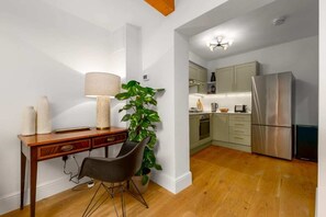 Microwave, oven, coffee/tea maker, ice maker