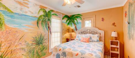 3 makuuhuonetta, silitysrauta/-lauta, ilmainen Wi-Fi, vuodevaatteet