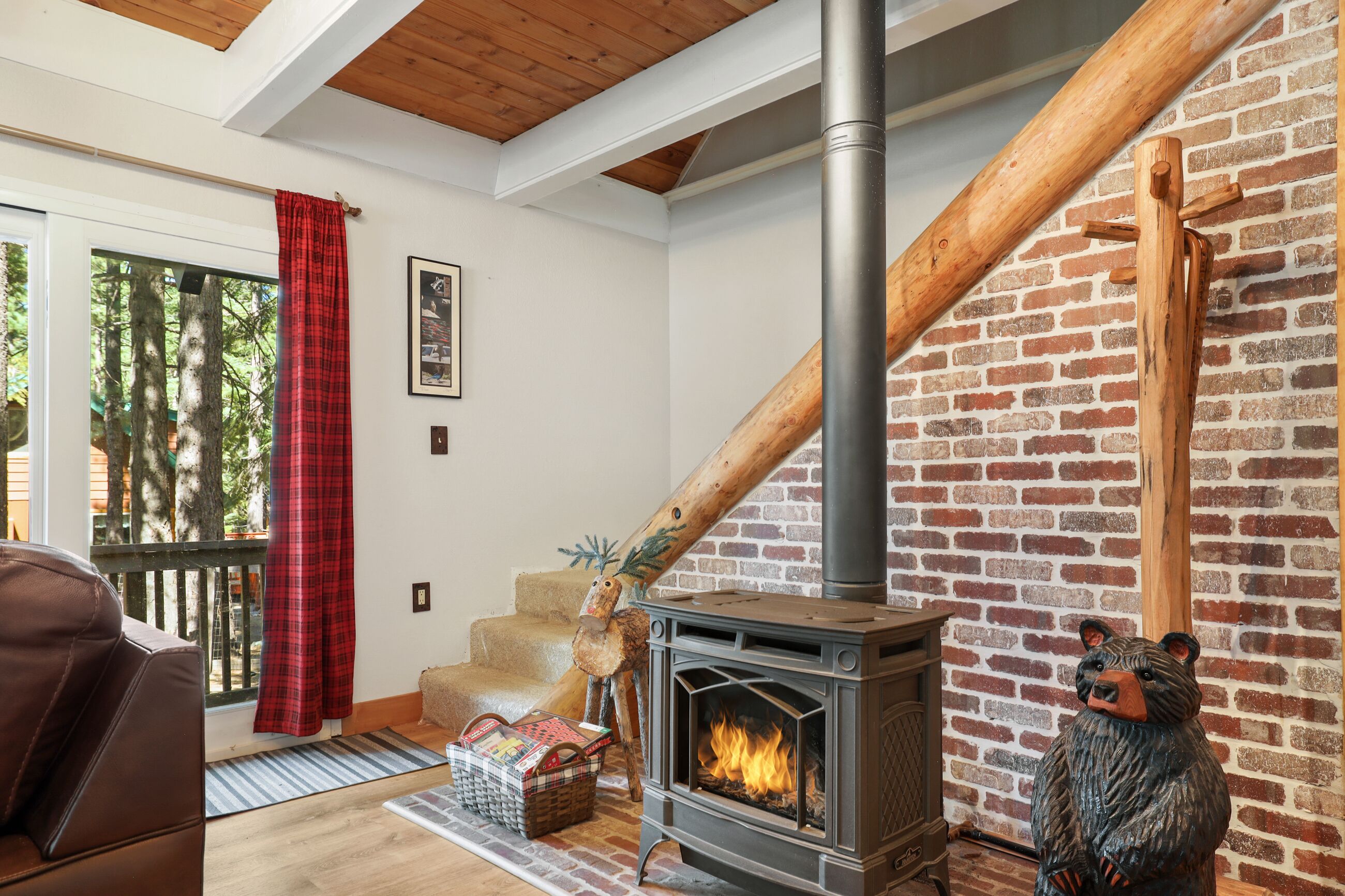 Three bed two bath nestled in the forest