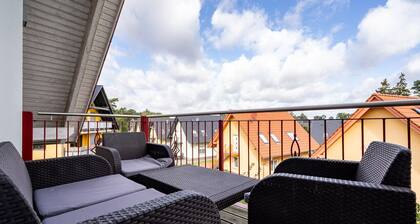 Open apartment for 4 pers.