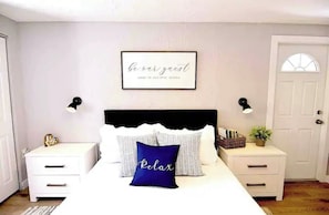 1 chambre, fer et planche à repasser, lit parapluie, Wi-Fi gratuit