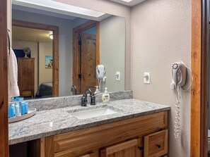 Towels, soap, toilet paper
