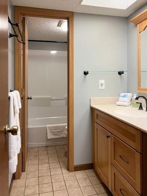 Towels, soap, toilet paper