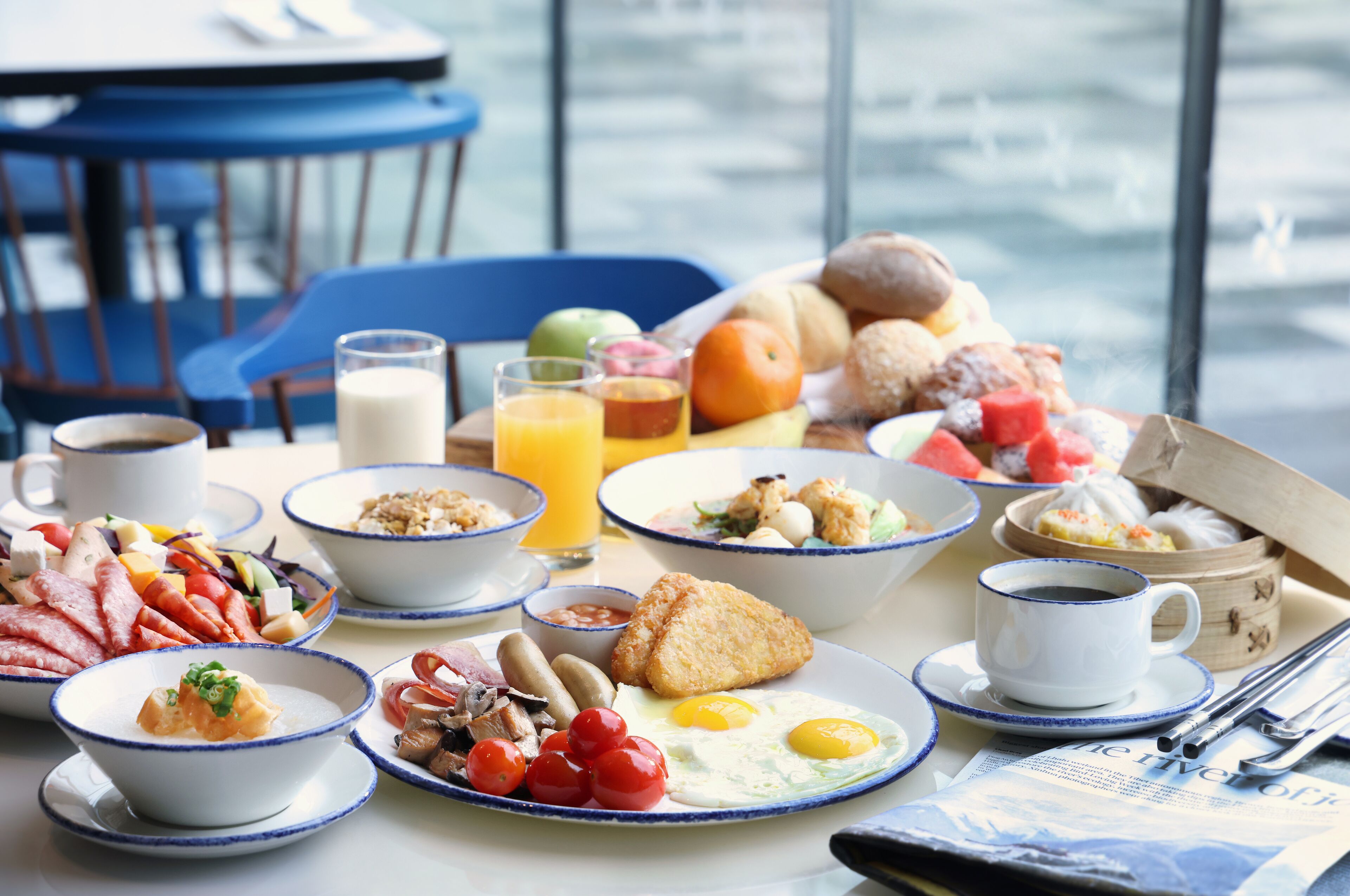 Desayuno buffet (HKD 218 por persona) 