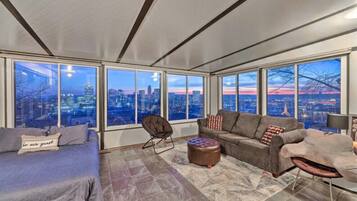 Vue depuis l’hébergement