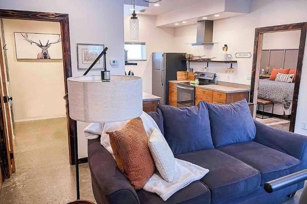 Televisor intel·ligent, llar de foc i llibres