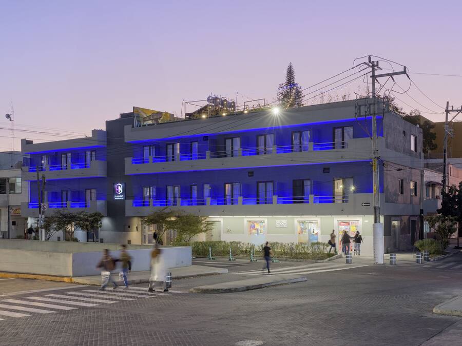 Fassade der Unterkunft