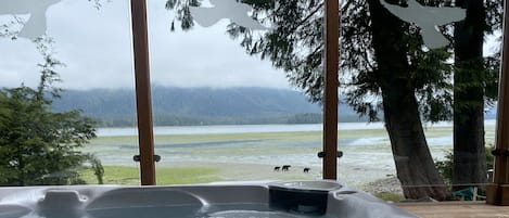 Tina de hidromasaje al aire libre