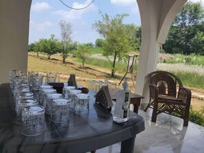 Outdoor dining - Aryan Camp, Panna Tiger Reserve, Madla - Non AC T4 (Madla)