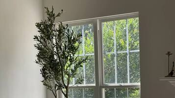 Blick von der Unterkunft