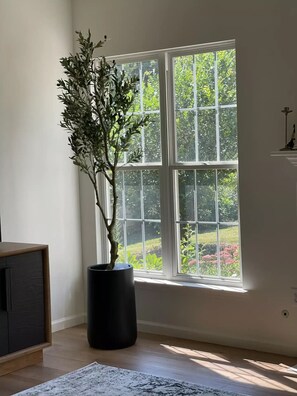 Blick von der Unterkunft