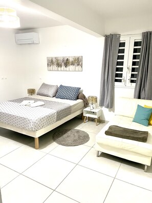 2 chambres, fer et planche à repasser, Wi-Fi, literie fournie