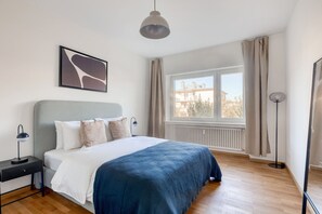 2 soverom, strykejern/-brett, wi-fi og sengetøy